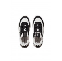 CALVIN KLEIN JEANS BOLD FLATF LOW LACE TUMB LTH ΠΑΠΟΥΤΣΙ ΓΥΝΑΙΚΕΙΟ BLACK/WHITE