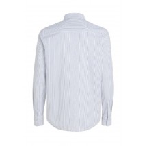 CALVIN KLEIN JEANS OXFORD SHIRT ΠΟΥΚΑΜΙΣΟ ΑΝΔΡΙΚΟ WHITE/BLUE