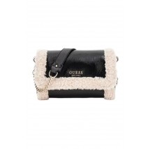 GUESS DAVIKA FLAP SHOULDER BAG ΤΣΑΝΤΑ ΓΥΝΑΙΚΕΙΑ BLACK