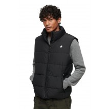 SUPERDRY SPORTS PUFFER GILET ΜΠΟΥΦΑΝ-ΓΙΛΕΚΟ ΑΝΔΡΙΚΟ BLACK