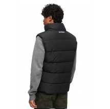 SUPERDRY SPORTS PUFFER GILET ΜΠΟΥΦΑΝ-ΓΙΛΕΚΟ ΑΝΔΡΙΚΟ BLACK