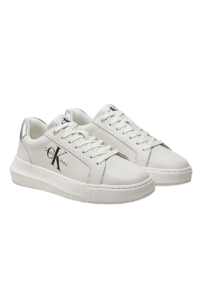 CALVIN KLEIN JEANS CHUNKY CUPSOLE LACEUP ΠΑΠΟΥΤΣΙ ΓΥΝΑΙΚΕΙΟ BRIGHT WHITE