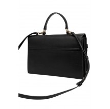 TOMMY HILFIGER HERITAGE FLAP SATCHEL ΤΣΑΝΤΑ ΓΥΝΑΙΚΕΙΑ BLACK