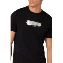 GUESS BSC METALLIC DEBO T-SHIRT ΜΠΛΟΥΖΑ ΑΝΔΡΙΚΗ BLACK