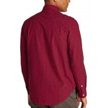 TOMMY JEANS POPLIN CHECK SHIRT ΠΟΥΚΑΜΙΣΟ ΑΝΔΡΙΚΟ RED