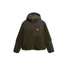 SUPERDRY D3 OVIN HOOD EXPEDITION BORG HYBRID ΜΠΟΥΦΑΝ ΑΝΔΡΙΚΟ OLIVE