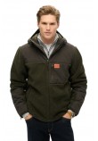 SUPERDRY D3 OVIN HOOD EXPEDITION BORG HYBRID ΜΠΟΥΦΑΝ ΑΝΔΡΙΚΟ OLIVE