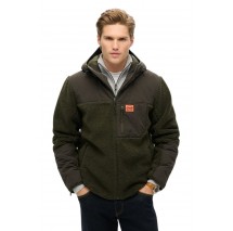 SUPERDRY D3 OVIN HOOD EXPEDITION BORG HYBRID ΜΠΟΥΦΑΝ ΑΝΔΡΙΚΟ OLIVE