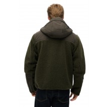 SUPERDRY D3 OVIN HOOD EXPEDITION BORG HYBRID ΜΠΟΥΦΑΝ ΑΝΔΡΙΚΟ OLIVE