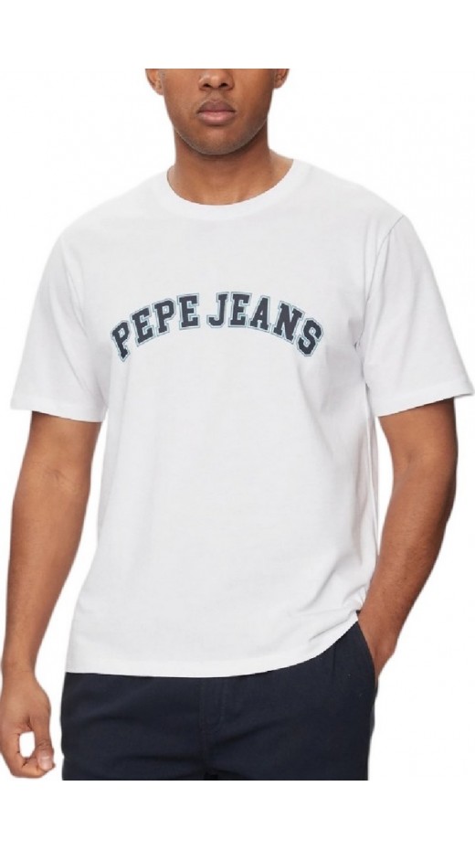 PEPE JEANS LONDON CLEMENT T-SHIRT ΜΠΛΟΥΖΑ ΑΝΔΡΙΚΗ WHITE