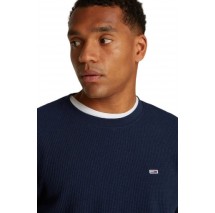 TOMMY HILFIGER REG WAFFLE L/S TEE ΜΠΛΟΥΖΑ ΑΝΔΡΙΚΗ NAVY