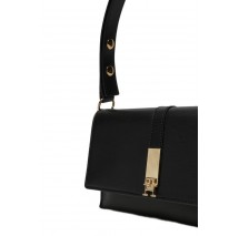 TOMMY HILFIGER HERITAGE SHOULDER BAG ΤΣΑΝΤΑ ΓΥΝΑΙΚΕΙΑ BLACK