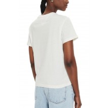 TOMMY JEANS REG CREST LINEAR TEE T-SHIRT ΜΠΛΟΥΖΑ ΓΥΝΑΙΚΕΙΑ WHITE