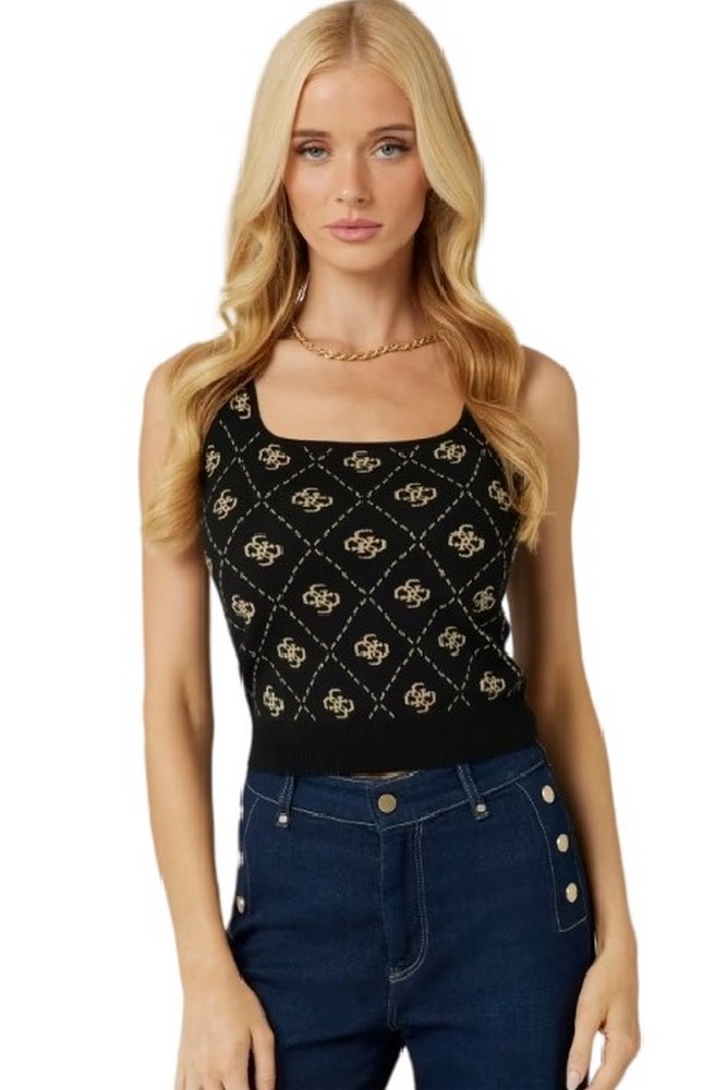 GUESS SARAH 4G BRALETTE SWTR ΤΟΠ ΓΥΝΑΙΚΕΙΟ BLACK