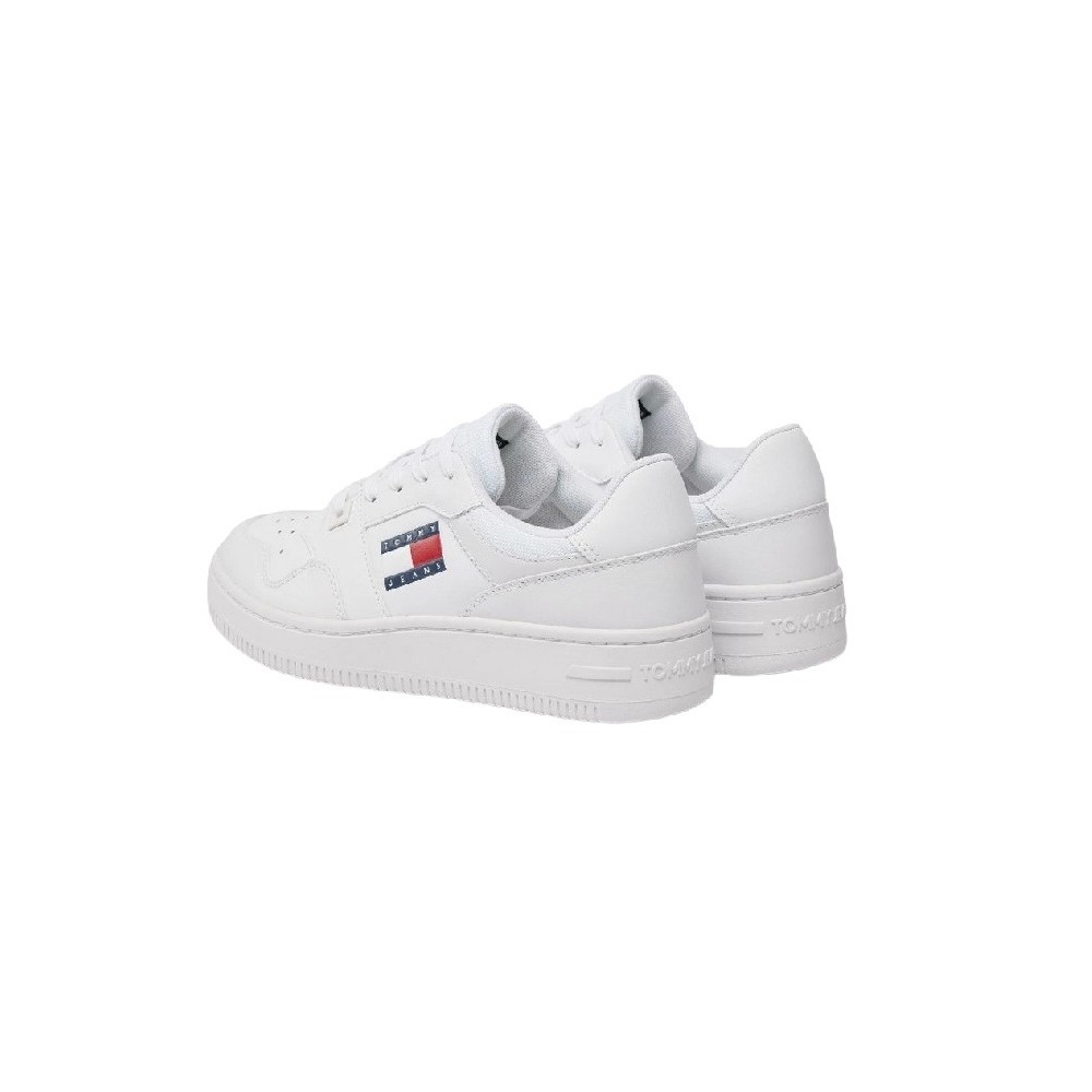 TOMMY JEANS RETRO BASKET ESS ΠΑΠΟΥΤΣΙ ΓΥΝΑΙΚΕΙΟ WHITE