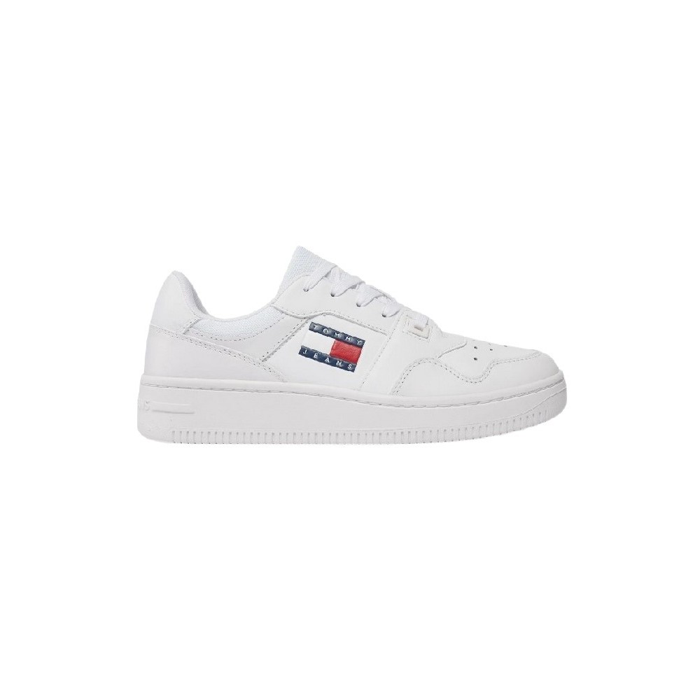 TOMMY JEANS RETRO BASKET ESS ΠΑΠΟΥΤΣΙ ΓΥΝΑΙΚΕΙΟ WHITE