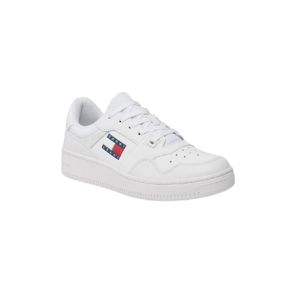 TOMMY JEANS RETRO BASKET ESS ΠΑΠΟΥΤΣΙ ΓΥΝΑΙΚΕΙΟ WHITE