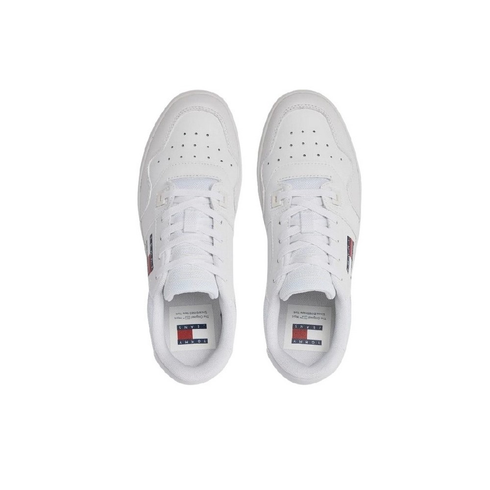 TOMMY JEANS RETRO BASKET ESS ΠΑΠΟΥΤΣΙ ΓΥΝΑΙΚΕΙΟ WHITE