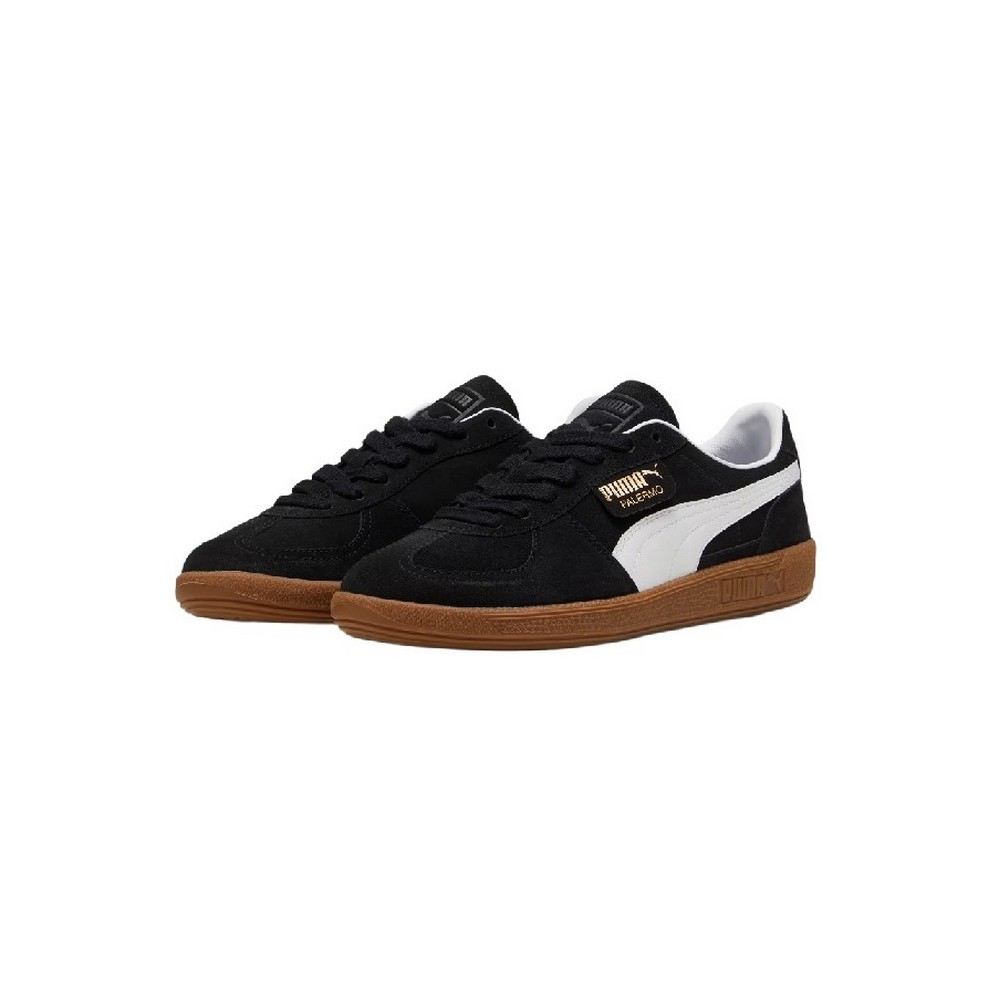 PUMA PALERMO 396463 UNISEX ΠΑΠΟΥΤΣΙ BLACK/WHITE