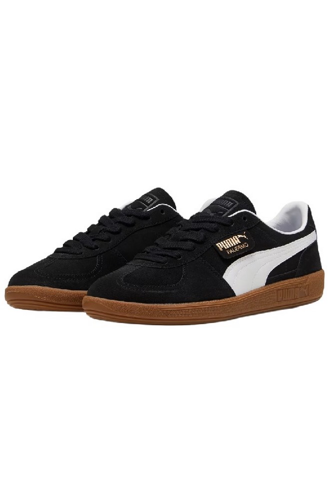 PUMA PALERMO 396463 UNISEX ΠΑΠΟΥΤΣΙ BLACK/WHITE