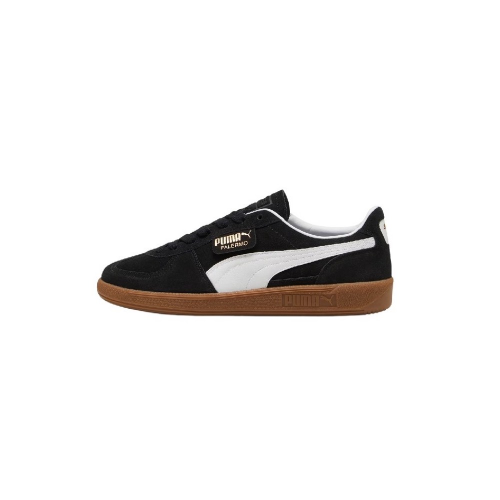 PUMA PALERMO 396463 UNISEX ΠΑΠΟΥΤΣΙ BLACK/WHITE