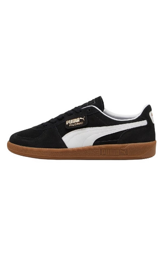 PUMA PALERMO 396463 UNISEX ΠΑΠΟΥΤΣΙ BLACK/WHITE