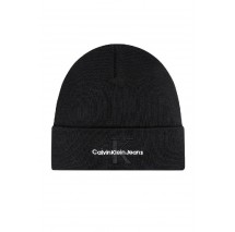 CALVIN KLEIN JEANS MONO LOGO EMBRO BEANIE ΣΚΟΥΦΟΣ ΑΝΔΡΙΚΟΣ BLACK