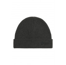 SUPERDRY D3 SDNA ESSENTIAL LOGO KNITTED BEANIE ΣΚΟΥΦΟΣ ΑΝΔΡΙΚΟΣ DARK GREY