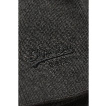 SUPERDRY D3 SDNA ESSENTIAL LOGO KNITTED BEANIE ΣΚΟΥΦΟΣ ΑΝΔΡΙΚΟΣ DARK GREY