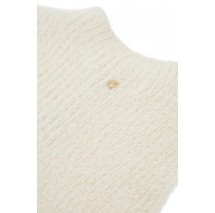 GUESS SL VERO FUZZY SWTR DRESS ΠΛΕΚΤΟ ΦΟΡΕΜΑ ΓΥΝΑΙΚΕΙΟ WHITE