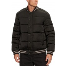 GUESS BRANDED PUFFA BOMBER ΜΠΟΥΦΑΝ ΑΝΔΡΙΚΟ BLACK