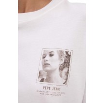 PEPE JEANS LONDON DROP 2 GILLY T-SHIRT ΜΠΛΟΥΖΑ ΓΥΝΑΙΚΕΙΑ WHITE