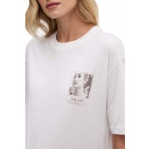 PEPE JEANS LONDON DROP 2 GILLY T-SHIRT ΜΠΛΟΥΖΑ ΓΥΝΑΙΚΕΙΑ WHITE