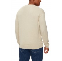 CALVIN KLEIN JEANS INTARSIA MIX STITCH SWEATER ΜΠΛΟΥΖΑ ΠΛΕΚΤΗ ΑΝΔΡΙΚΗ PELICAN