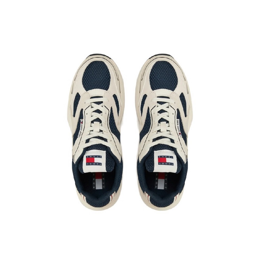 TOMMY JEANS THE CONEY ΠΑΠΟΥΤΣΙ ΑΝΔΡΙΚΟ WHITE/BLUE