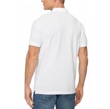 CALVIN KLEIN JEANS MONOLOGO POLO T-SHIRT ΜΠΛΟΥΖΑ ΑΝΔΡΙΚΗ BRIGHT WHITE