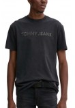 TOMMY JEANS REG GD NEW CLASSIC TEE T-SHIRT ΜΠΛΟΥΖΑ ΑΝΔΡΙΚΗ BLACK