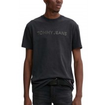 TOMMY JEANS REG GD NEW CLASSIC TEE T-SHIRT ΜΠΛΟΥΖΑ ΑΝΔΡΙΚΗ BLACK