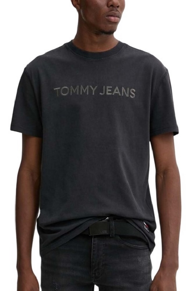 TOMMY HILFIGER REG GD NEW CLASSIC TEE T-SHIRT ΜΠΛΟΥΖΑ ΑΝΔΡΙΚΗ BLACK