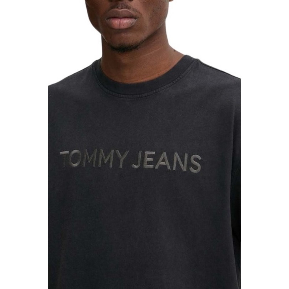 TOMMY HILFIGER REG GD NEW CLASSIC TEE T-SHIRT ΜΠΛΟΥΖΑ ΑΝΔΡΙΚΗ BLACK