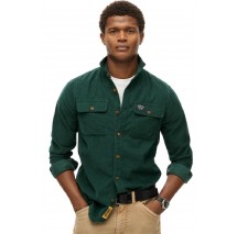 D2 OVIN CORDUROY WORKWEAR SHIRT ΠΟΥΚΑΜΙΣΟ ΑΝΔΡΙΚΟ GREEN