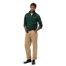 D2 OVIN CORDUROY WORKWEAR SHIRT ΠΟΥΚΑΜΙΣΟ ΑΝΔΡΙΚΟ GREEN