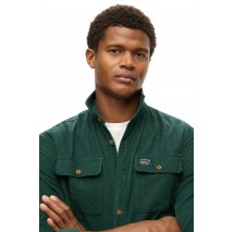 D2 OVIN CORDUROY WORKWEAR SHIRT ΠΟΥΚΑΜΙΣΟ ΑΝΔΡΙΚΟ GREEN