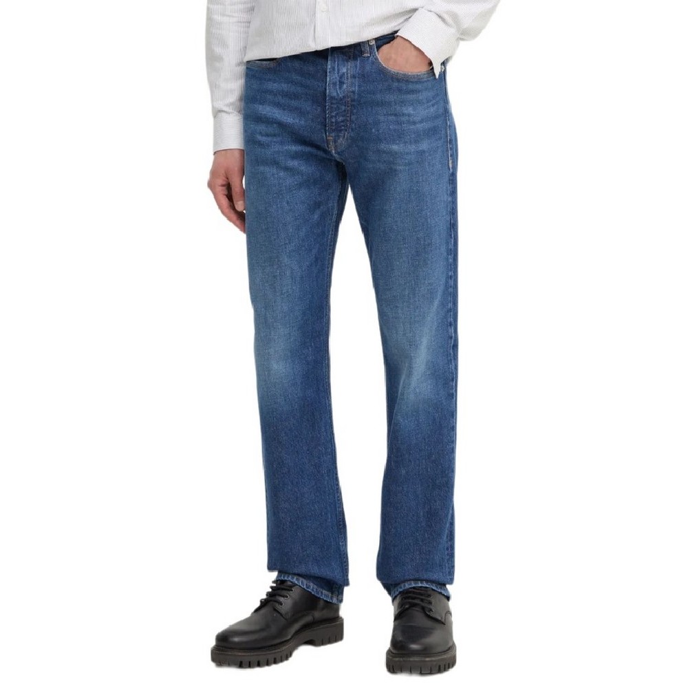 CALVIN KLEIN JEANS STANDARD STRAIGHT ΠΑΝΤΕΛΟΝΙ ΑΝΔΡΙΚΟ DENIM DARK