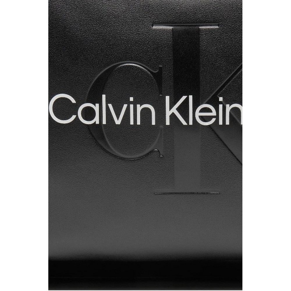 CALVIN KLEIN JEANS SCULPTED CAMPUS BP40 MONO ΤΣΑΝΤΑ ΓΥΝΑΙΚΕΙΑ BLACK