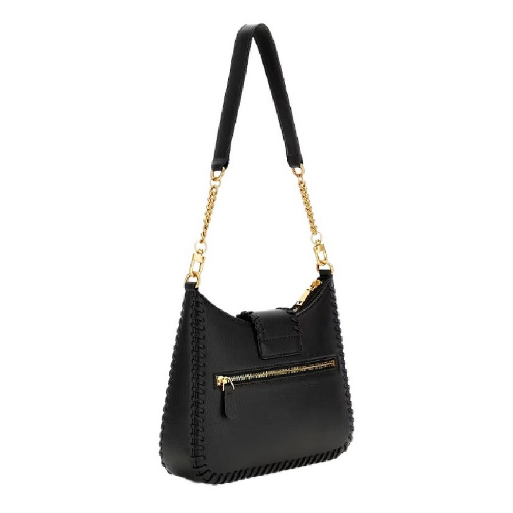 GUESS LIBERA SMALL HOBO ΤΣΑΝΤΑ ΓΥΝΑΙΚΕΙΑ BLACK