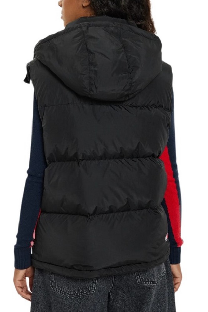 TOMMY JEANS ALASKA PUFFER VEST ΜΠΟΥΦΑΝ ΓΙΛΕΚΟ ΓΥΝΑΙΚΕΙΟ BLACK