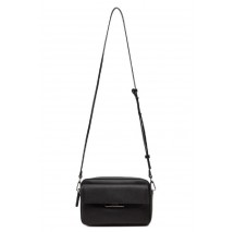 CALVIN KLEIN LINEAR CAMERA BAG SAFFIANO ΤΣΑΝΤΑ ΓΥΝΑΙΚΕΙΑ BLACK