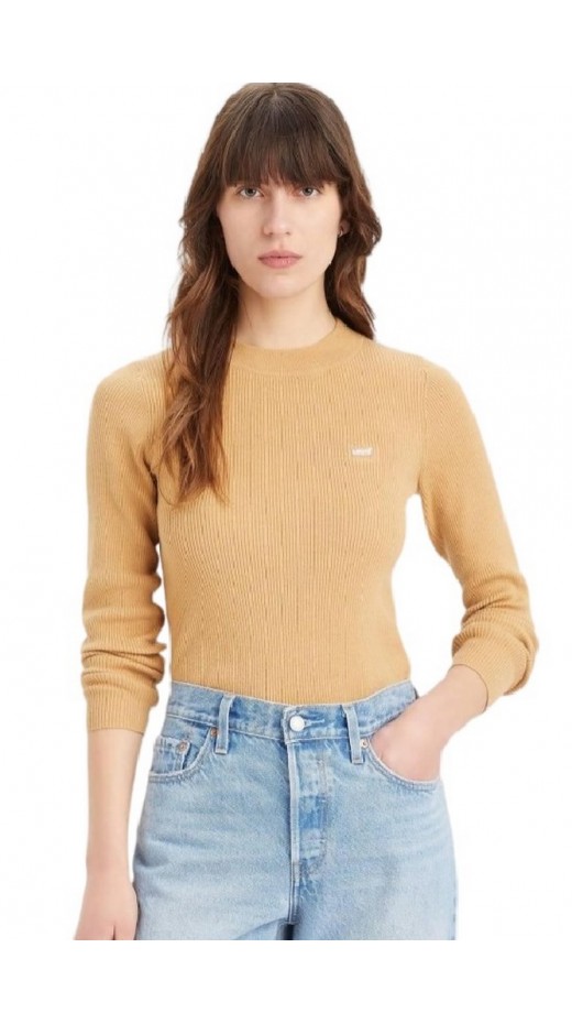 LEVI'S RIB CREW SWEATER A07190022 ΜΠΛΟΥΖΑ ΓΥΝΑΙΚΕΙΑ TAN