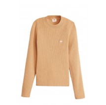 LEVIS RIB CREW SWEATER A07190022 ΜΠΛΟΥΖΑ ΓΥΝΑΙΚΕΙΑ TAN